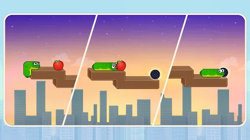 Gameplay screenshot 1 from Snake Puzzle: Slither to Eat - Puzzle game